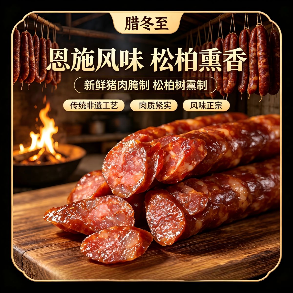 腊香肠・原味（麻辣）切片・腊冬至 图3