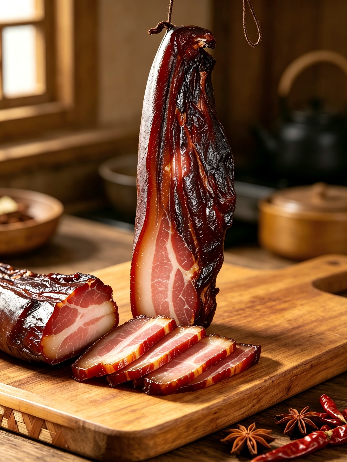 腊腿肉・柴火烟熏・腊冬至 图3