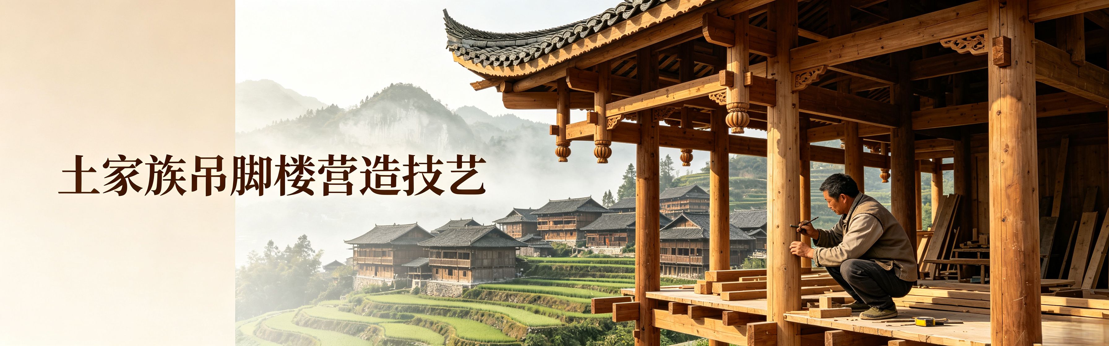 工艺纪实|土家族吊脚楼营造技艺